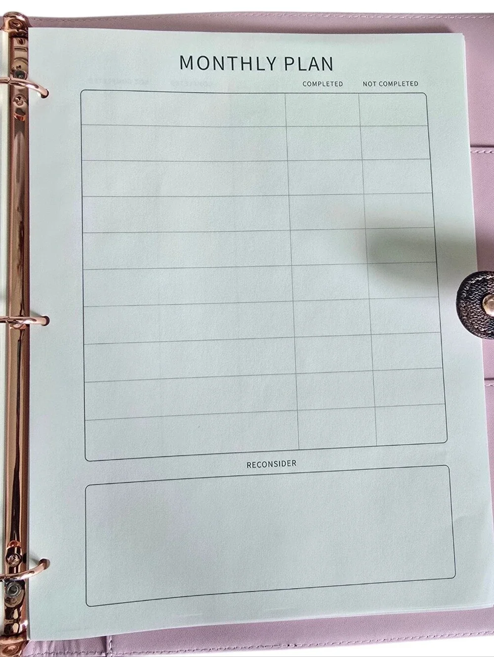 Brown Checkered Designer Notebook Organizer Folio Folder Monogram Planner